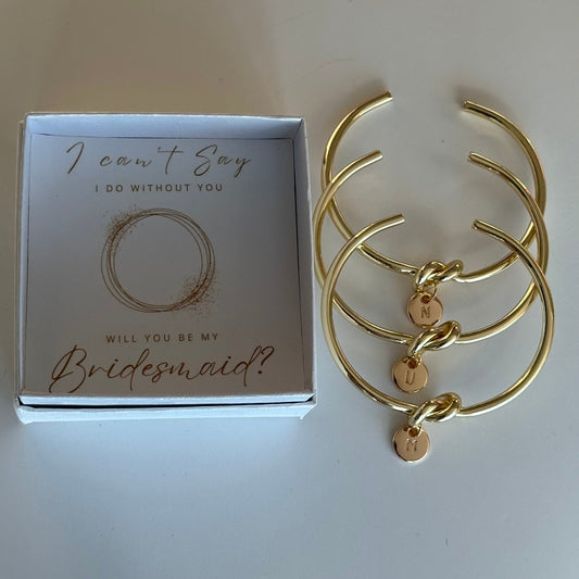 Knot Bangle Bridesmaid Gift