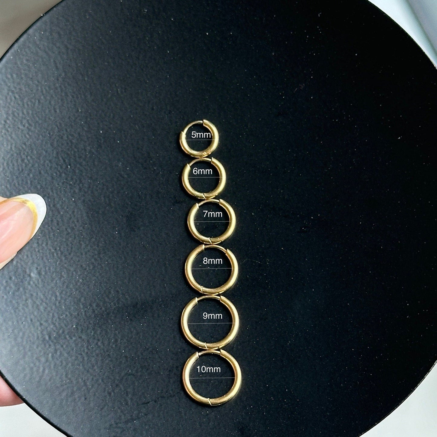 18k Gold Plated Hoop Earrings